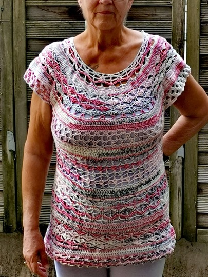 Pullover/Tunika/Kleid Elea, Häkelanleitung