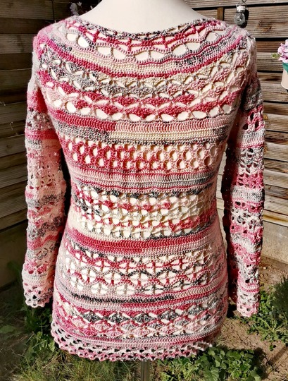 Pullover/Tunika/Kleid Elea, Häkelanleitung
