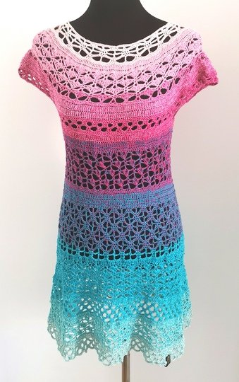 Pullover/Tunika/Kleid Elea, Häkelanleitung
