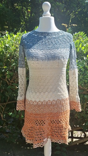 Pullover/Tunika/Kleid Elea, Häkelanleitung