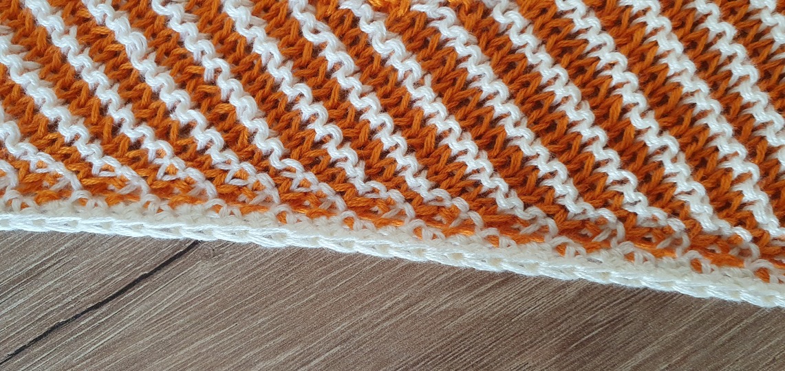 Fuchs, Schattenstricken, Illusionsstricken, Motivtuch