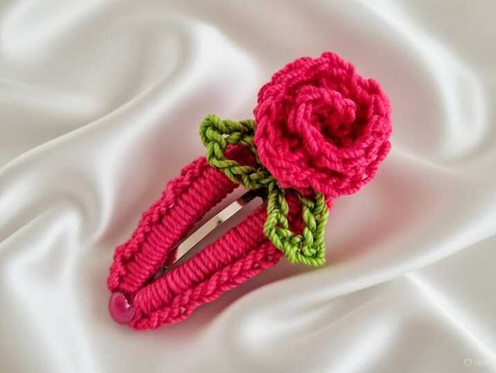 Crochet Flower Hair Clip PDF Pattern + Video (English Only) – nontycrochet