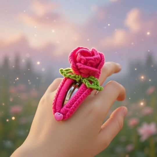 Häkel-Blumen Haarclip PDF Muster + Video (nur Englisch) – nontycrochet