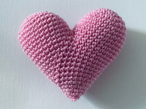 Valentinsherz Häkelanleitung