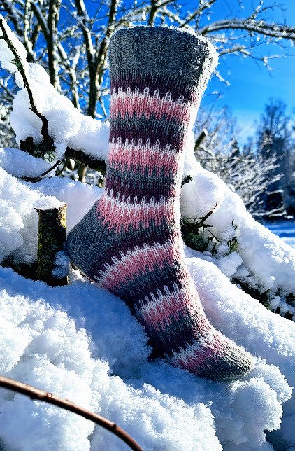 Socken Strickanleitung Farbenspiel