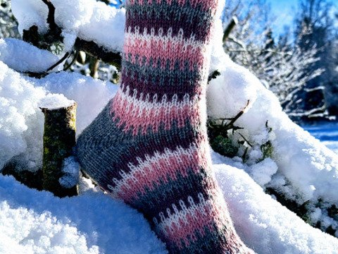 Socken Strickanleitung Farbenspiel