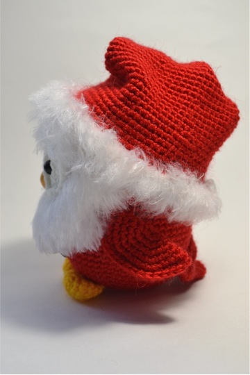 323 Crochet Pattern - Santa Little Owl - Amigurumi soft toy