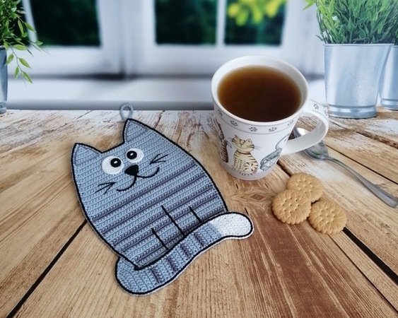 Cozy Cat Coaster, Home decor