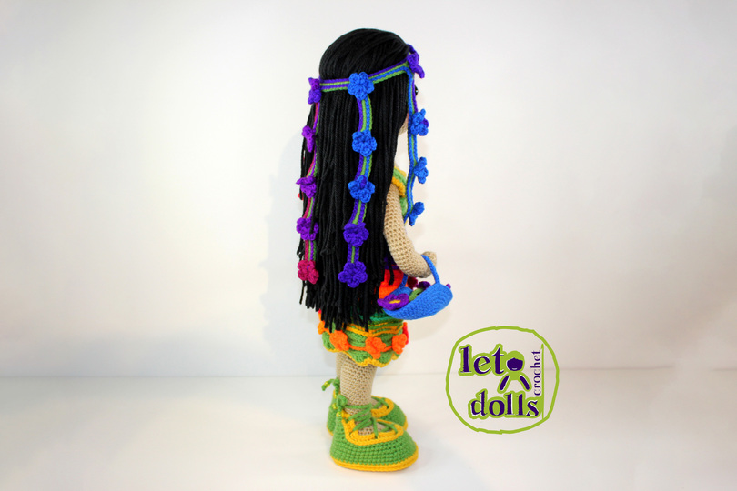 Elena, XLarge Crochet Doll Pattern, Amigurumi, 24"/ 61 cm Tall