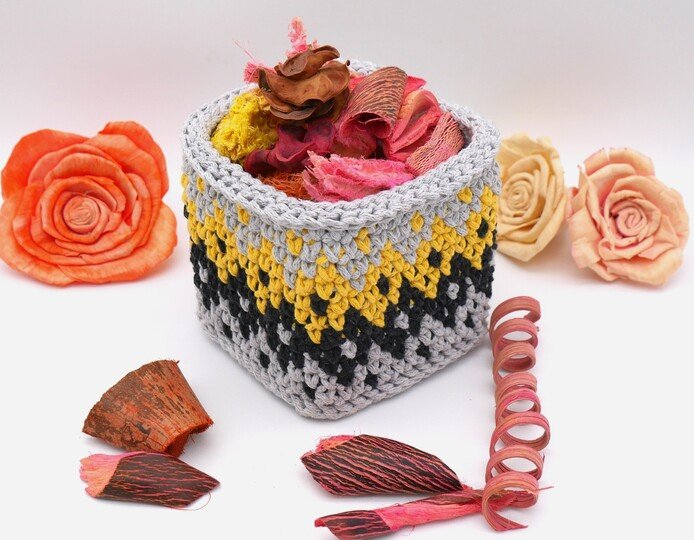 Häkelkörbchen / Utensilo
