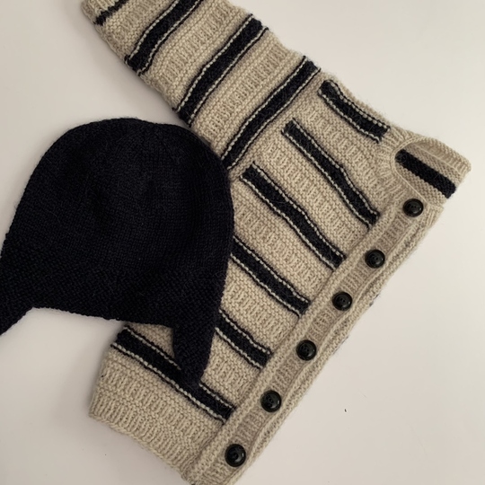 Strickanleitung Kinderjacke Jonas Größe 68 - 98