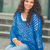 Oversizepulli in Royalblau