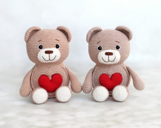 Bears in love Crochet Pattern