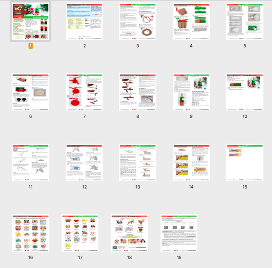 290 Crochet Pattern - Reindeer Rudolf Bottle cover or sleeve for wine