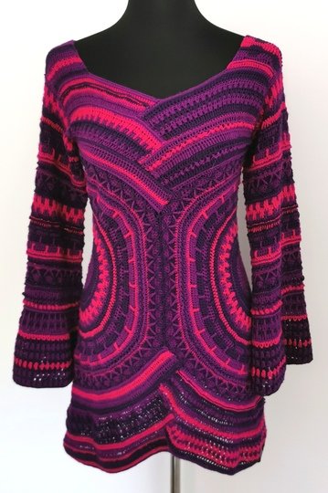 Pullover/Tunika Waldsee, nur 3 Fäden zu vernähen, Häkelanleitung
