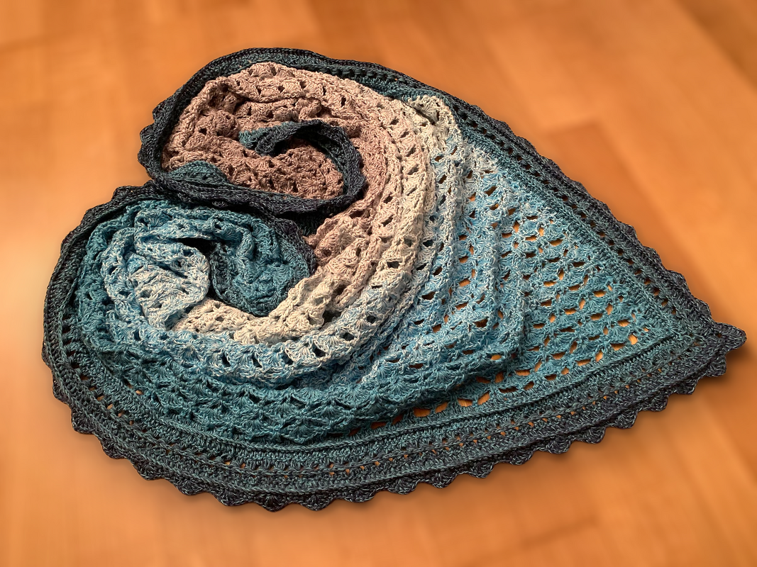 Crochet Pattern Triangular Scarf "Erigone" - Image 3