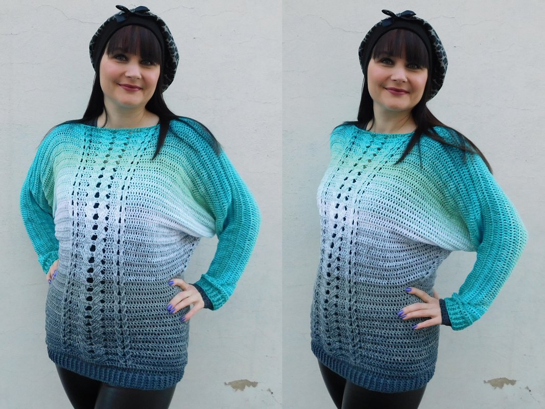 Fledermauspulli KNALLTÜTE Häkelanleitung - Bild 2