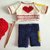 Heart Sweater and Pants for Teddy Bear or Bunny Knitting Pattern