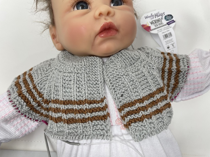 Baby erstes Jäckchen Little Joe stricken