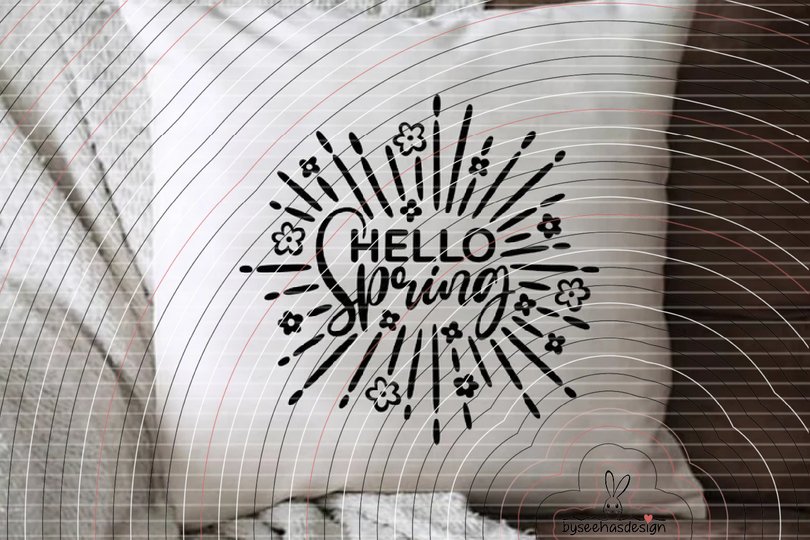 Hello Spring Plotterdatei SVG DXF