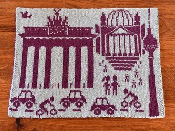 Double knitting pattern placemat "Berlin"