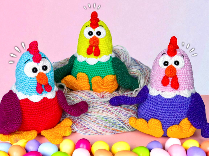 4 Easter Instructions in a Savings Set - Crochet Pattern