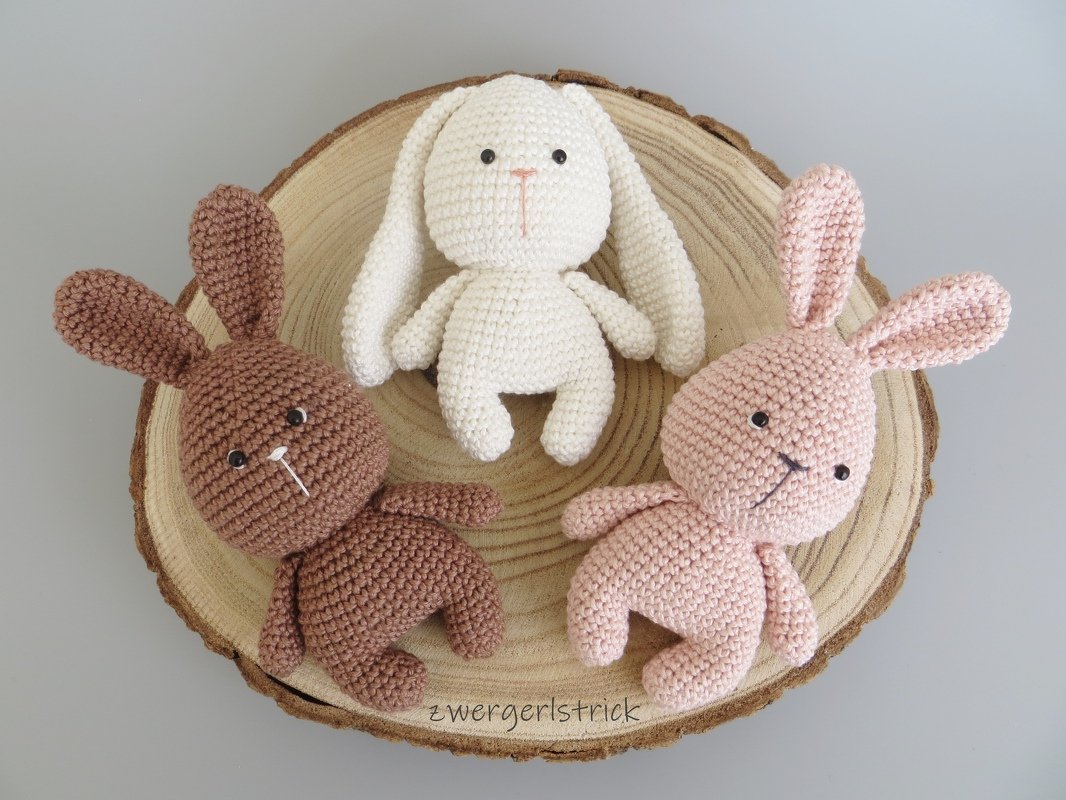 Häkelanleitung für süße Häschen-Bande - Bild 3