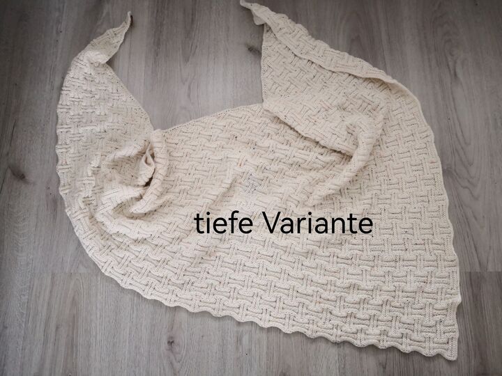 Cestino - gestricktes Tuch in 3 Formen + Babydecke / Plaid möglich