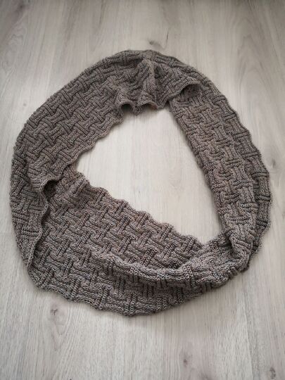 Cestino - gestricktes Tuch in 3 Formen + Babydecke / Plaid möglich