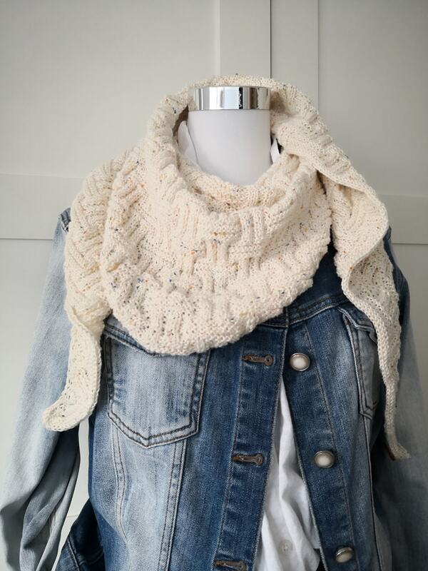 Cestino - gestricktes Tuch in 3 Formen + Babydecke / Plaid möglich