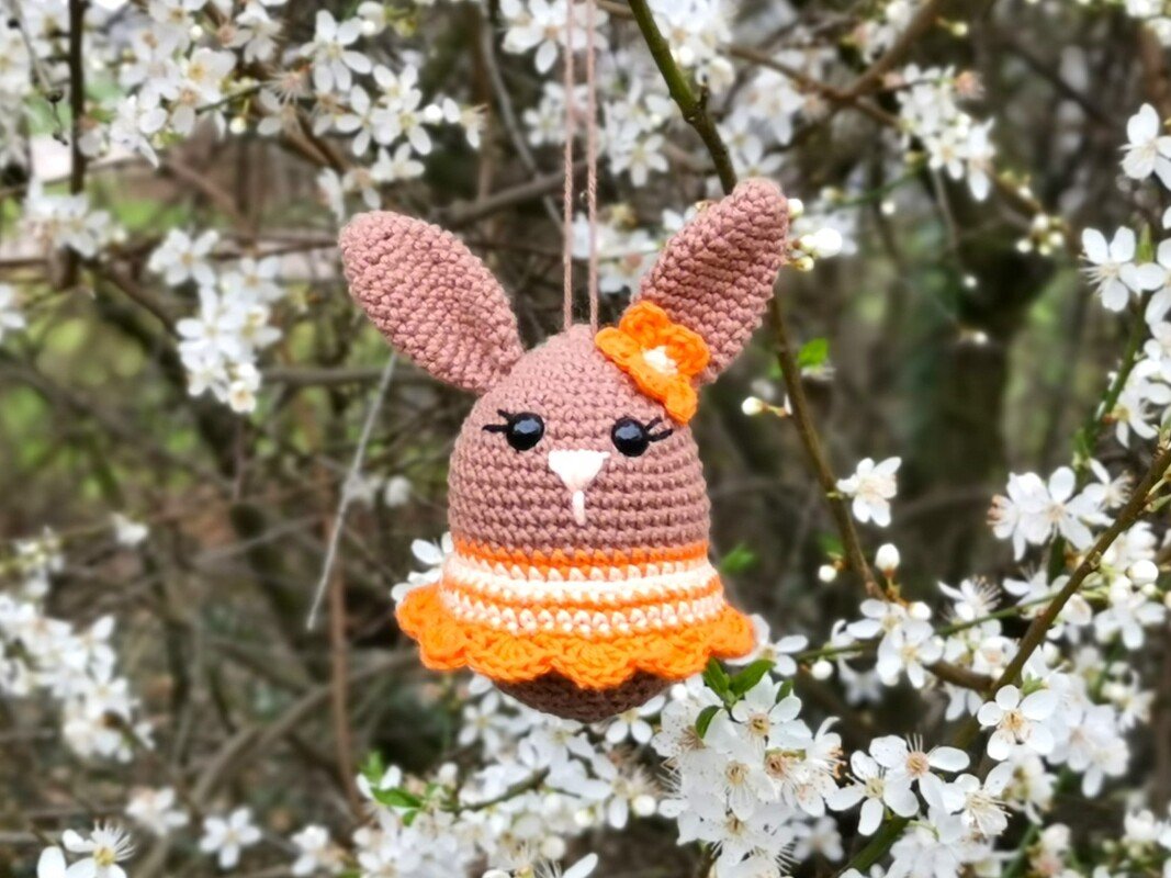 Easter Egg BUNNY-GIRL - crochetpattern