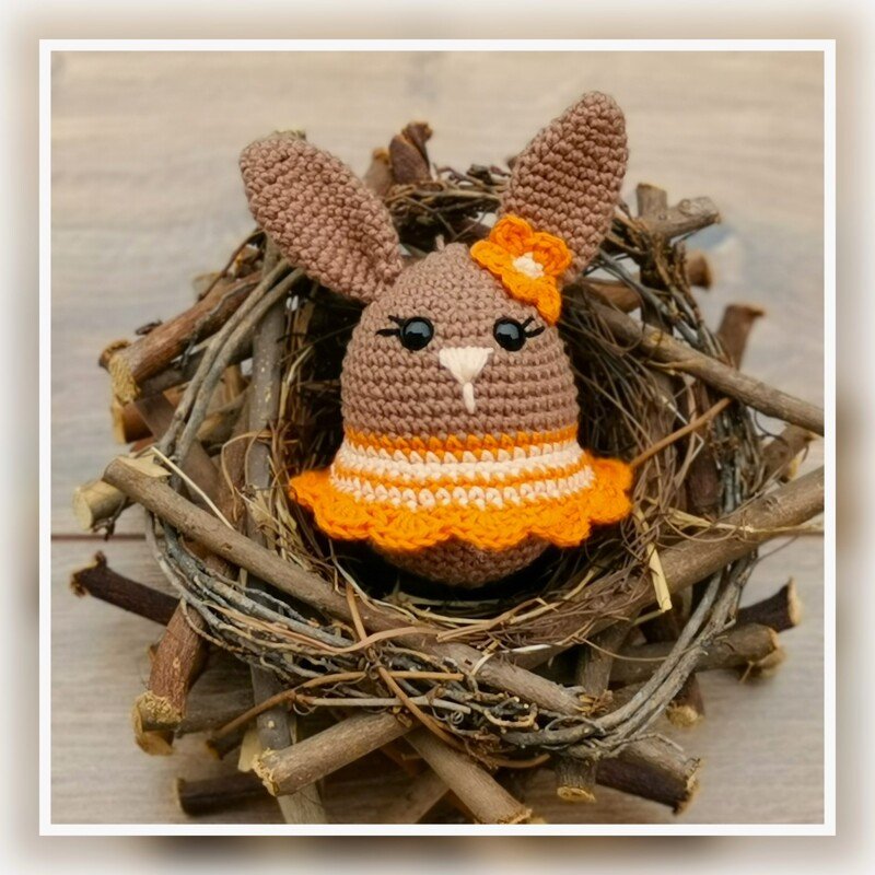 Easter Egg BUNNY-GIRL - crochetpattern - Image 3