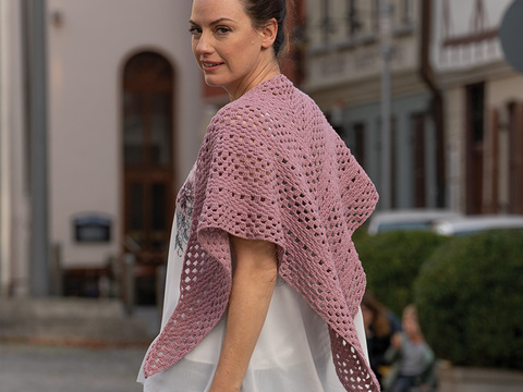 Häkelanleitung Dreiecktuch "Piano" 763153