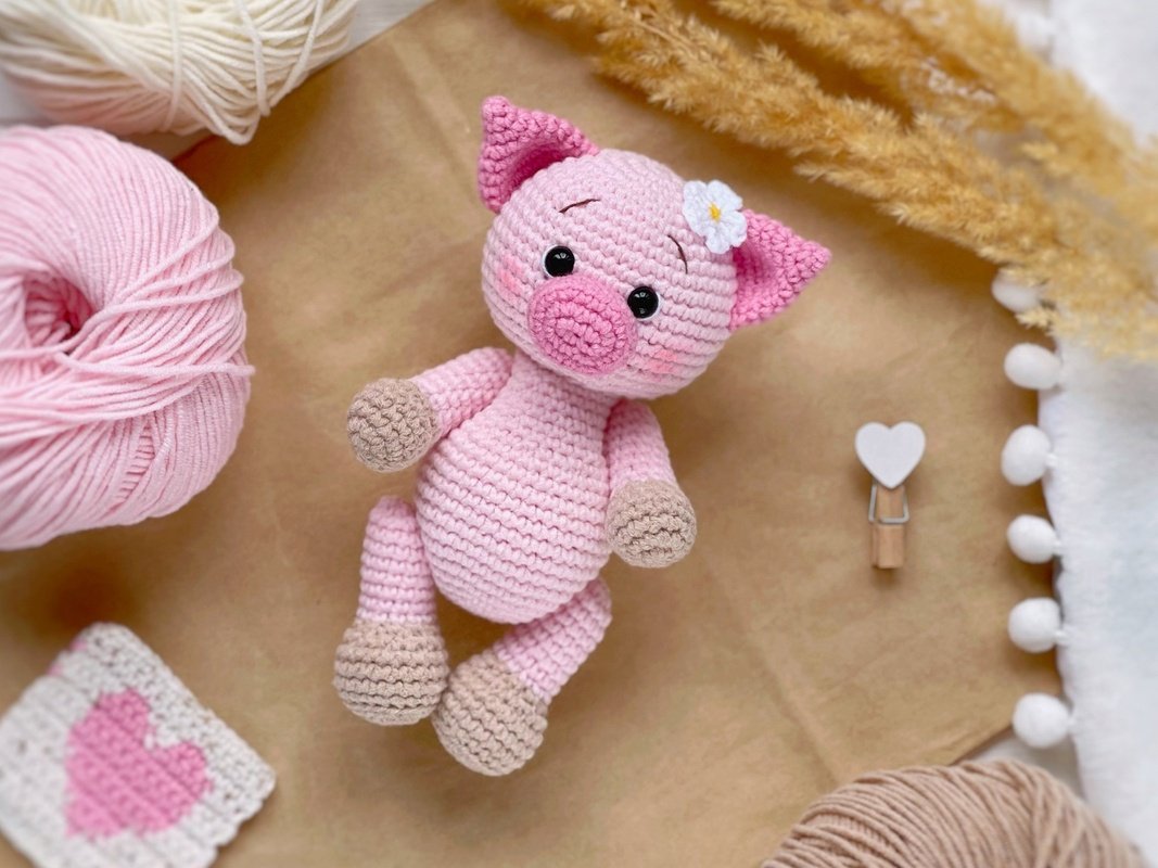 Kleines Schwein Häkelanleitung amigurumi