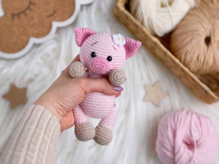 Kleines Schwein Häkelanleitung amigurumi