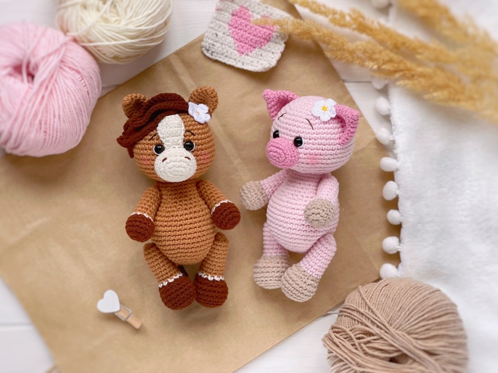 Kleines Schwein Häkelanleitung amigurumi