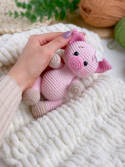 Kleines Schwein Häkelanleitung amigurumi