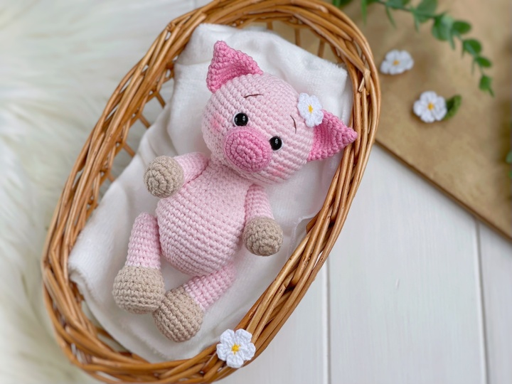 Kleines Schwein Häkelanleitung amigurumi