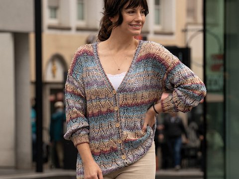 Strickanleitung Damenjacke "Messina" 763144