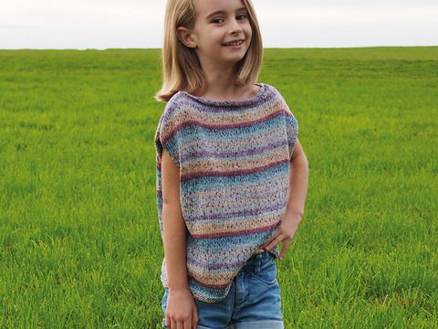 Strickanleitung Kinderpulli "Messina" 763166