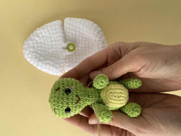 Crochet Turtle Lovey Amigurumi Toy Handmade Stuffed Animals toy