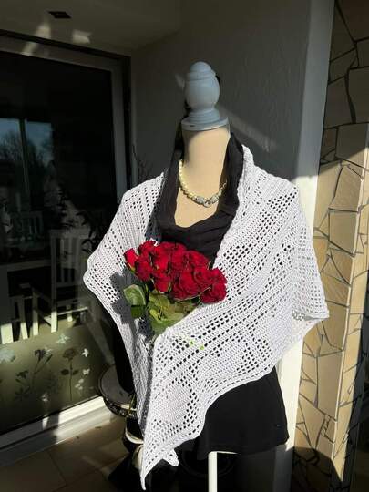 Häkelanleitung Tuch Heartbreaker