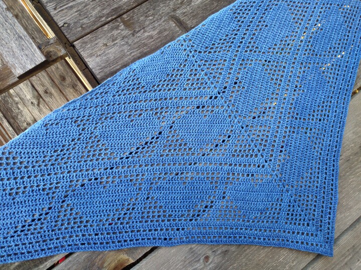 Häkelanleitung Tuch Heartbreaker