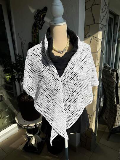 Häkelanleitung Tuch Heartbreaker