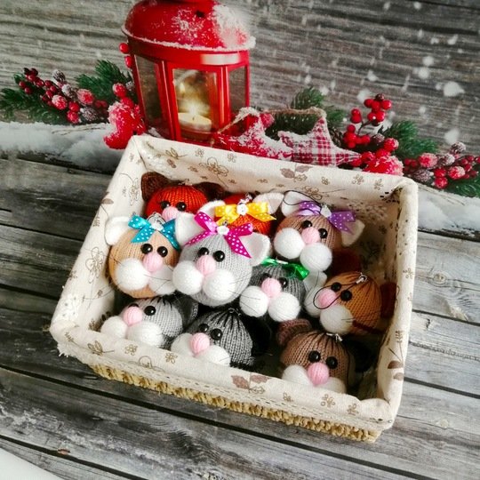 K103 Kittens Christmas tree baubles or decoration Cat