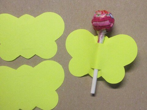 Schmetterling Lolli Halter svg PDF