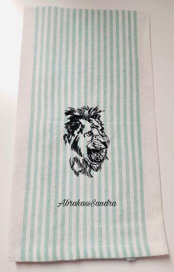 Löwe im Doodle Stil, Stickdatei von Stickzebra