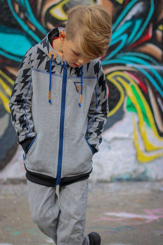Sweatjacke Kinder – E-Book Schnittmuster Gr. 74-176 – dein Paco #123 - Bild 5