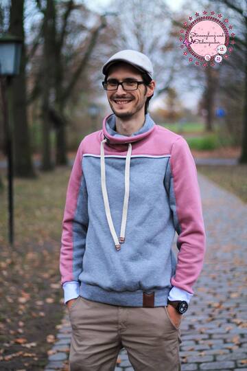 Hoodie Herren – E-Book Schnittmuster Gr. XS-4XL- sein Paco #128