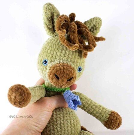 Crochet Horse Pattern Crochet Plush Pattern Amigurumi Horse Colt Foal Pony